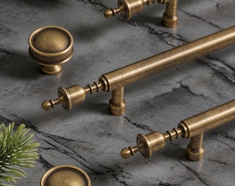 Puxadores de porta de armário em latão maciço antigo, puxador de cômoda em latão, puxador moderno para armário e gaveta, ferragens para armário, puxadores para armário, ferragens modernas