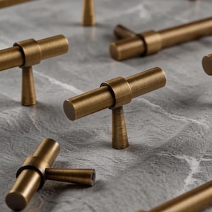 Solid French-Style Vintage Brass Cabinet Handles/Bathroom DoorHandles/DressingTable Knobs/WardrobeDoorHandles/KitchenHandles/HardwareHandles