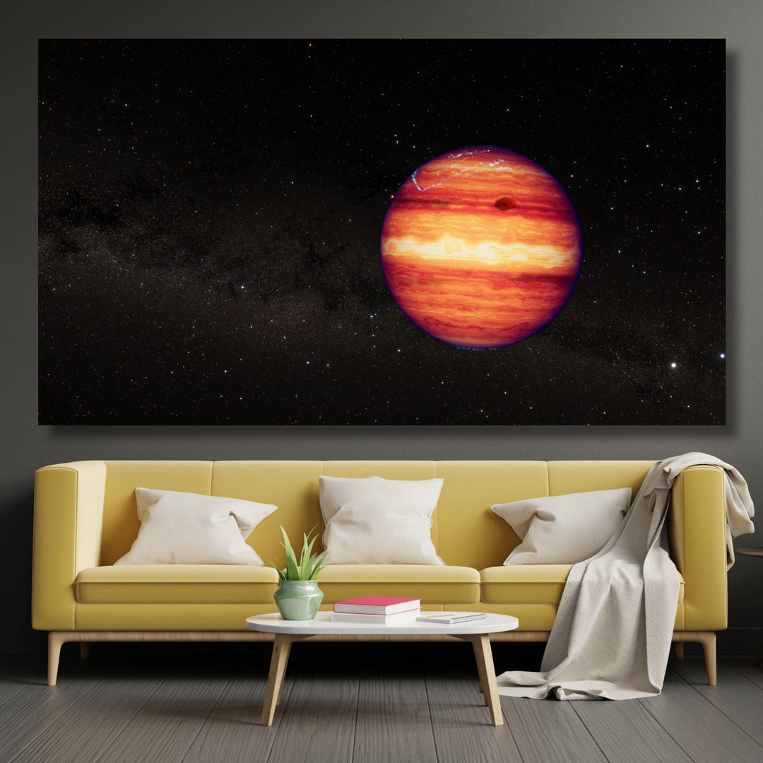 Simp Rouge Art SIMP 0136 Rogue Planet Canvas Wall Art, Isolated Planetary Mass Object ...