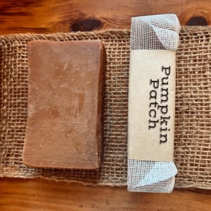 Pumpkin Patch Large 6 oz Bar Goat's Milk Soap