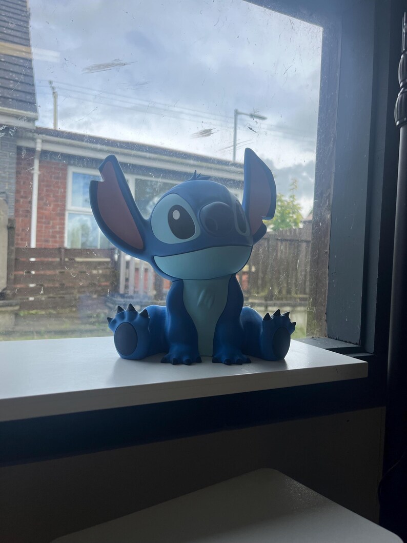 3D Printed Stitch Figurine | Lilo & Stitch Fan Art Collectible | Desk Decor | Disney Gift image 16