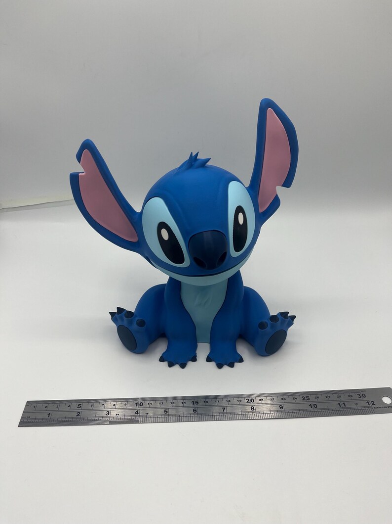 3D Printed Stitch Figurine | Lilo & Stitch Fan Art Collectible | Desk Decor | Disney Gift image 13