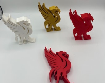 3D Printed Liverpool FC Liverbird Badge | Football Crest Display