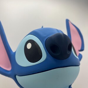 3D Printed Stitch Figurine | Lilo & Stitch Fan Art Collectible | Desk Decor | Disney Gift image 6