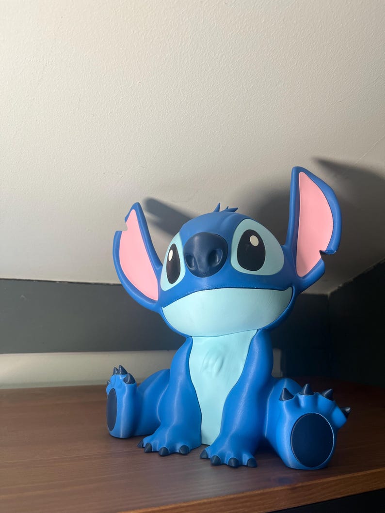 3D Printed Stitch Figurine | Lilo & Stitch Fan Art Collectible | Desk Decor | Disney Gift image 14
