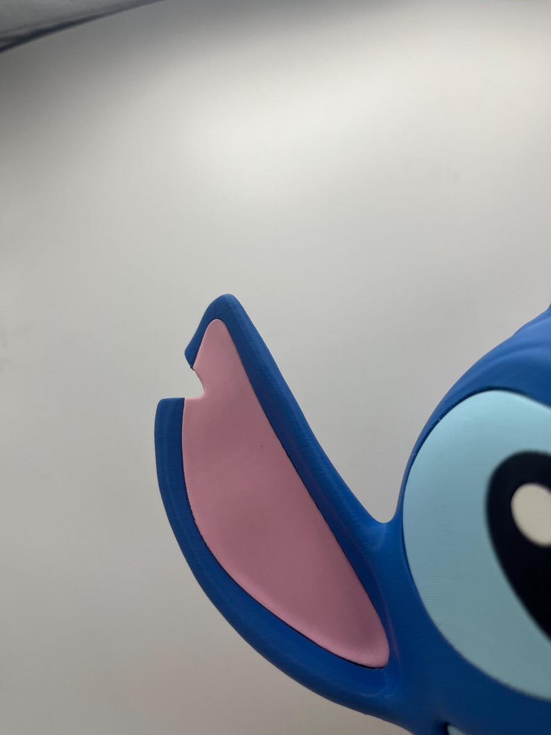 3D Printed Stitch Figurine | Lilo & Stitch Fan Art Collectible | Desk Decor | Disney Gift image 7