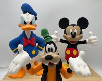 3D Printed Mickey Mouse Figurine | Donald Duck Goofy Collectible | Disney Fan Gift | PLA Character Figure