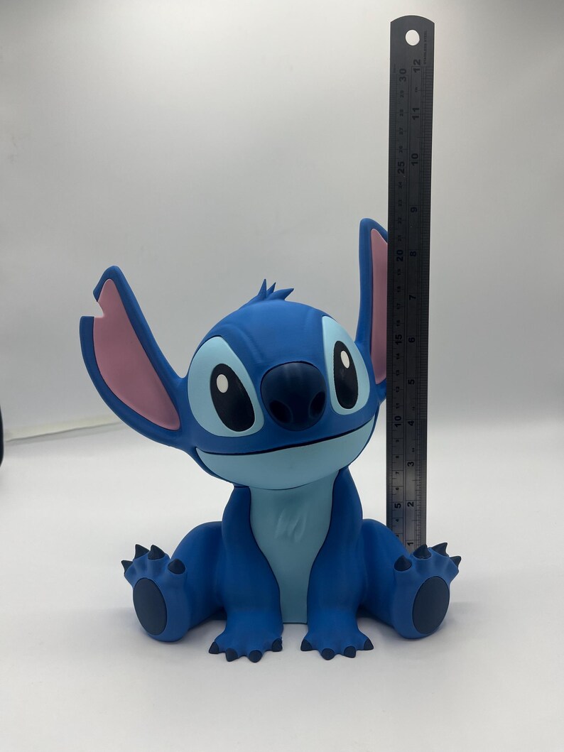 3D Printed Stitch Figurine | Lilo & Stitch Fan Art Collectible | Desk Decor | Disney Gift image 12