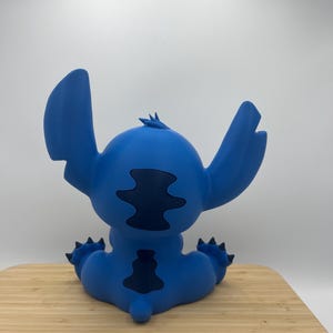3D Printed Stitch Figurine | Lilo & Stitch Fan Art Collectible | Desk Decor | Disney Gift image 4
