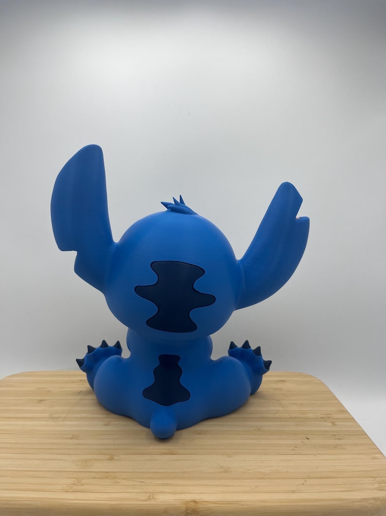 3D Printed Stitch Figurine | Lilo & Stitch Fan Art Collectible | Desk Decor | Disney Gift image 4