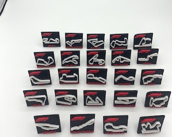F1 Race Track Shelf Decor