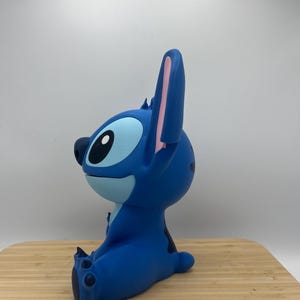 3D Printed Stitch Figurine | Lilo & Stitch Fan Art Collectible | Desk Decor | Disney Gift image 2