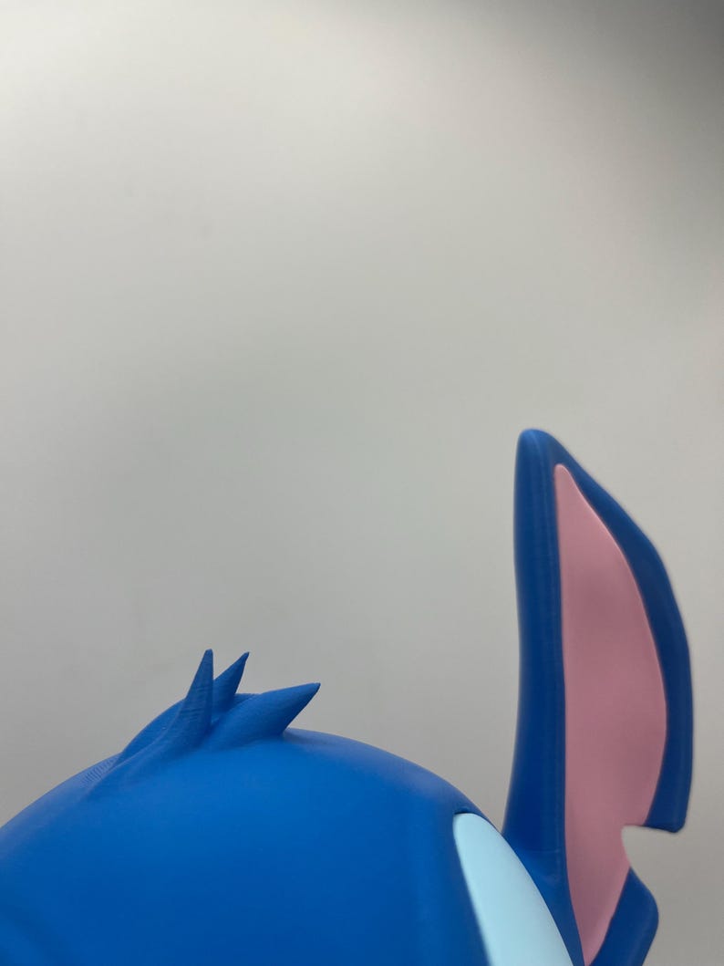 3D Printed Stitch Figurine | Lilo & Stitch Fan Art Collectible | Desk Decor | Disney Gift image 8