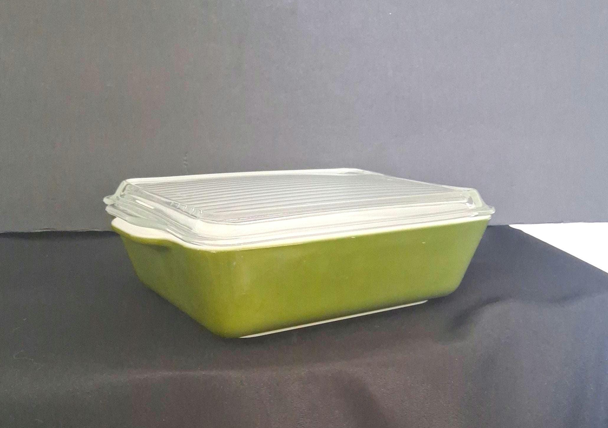 Vintage Green and White Pyrex - Etsy