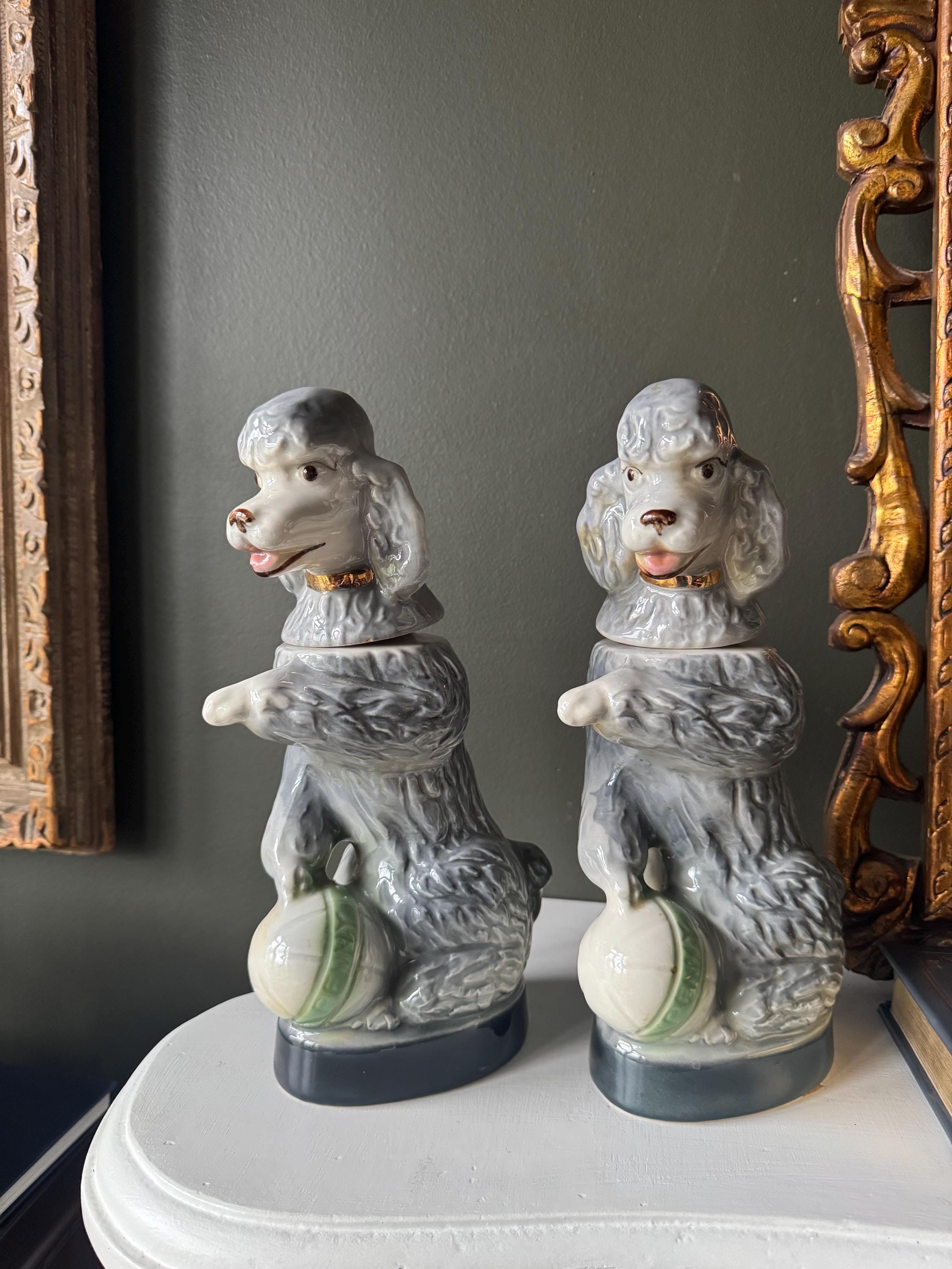 Vintage Poodle Decanter - Etsy