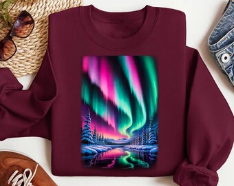 Aurora Borealis-sweater: souvenir Alaska noorderlicht
