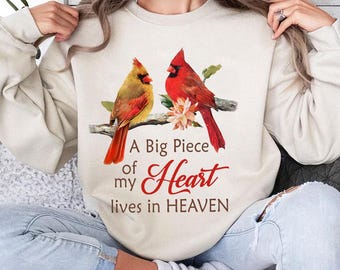 Cardinal Memorial Sweatshirt: Heartfelt Remembrance Gift