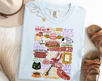 90s Sitcom Nostalgia Shirt, Retro TV Show Quotes T-Shirt, Comfort Colors Graphic Tee, Pivot We Were On A Break Lobster Smelly Cat Tee
