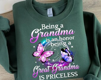 Sweater met oma-vlinder – onbetaalbaar familiecadeau