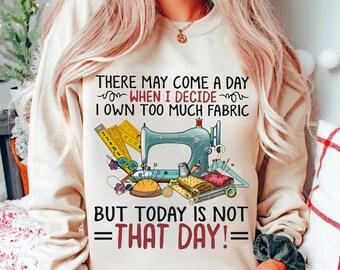 Grappig quiltshirt: cadeau stoffenliefhebber