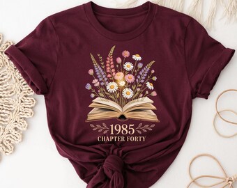 フローラルブック40周年記念Tシャツ、1985年第40章Tシャツ