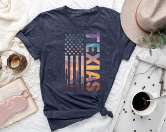 ヴィンテージ テキサス州旗 サボテン柄Tシャツ - ウエスタン カウガールシャツ