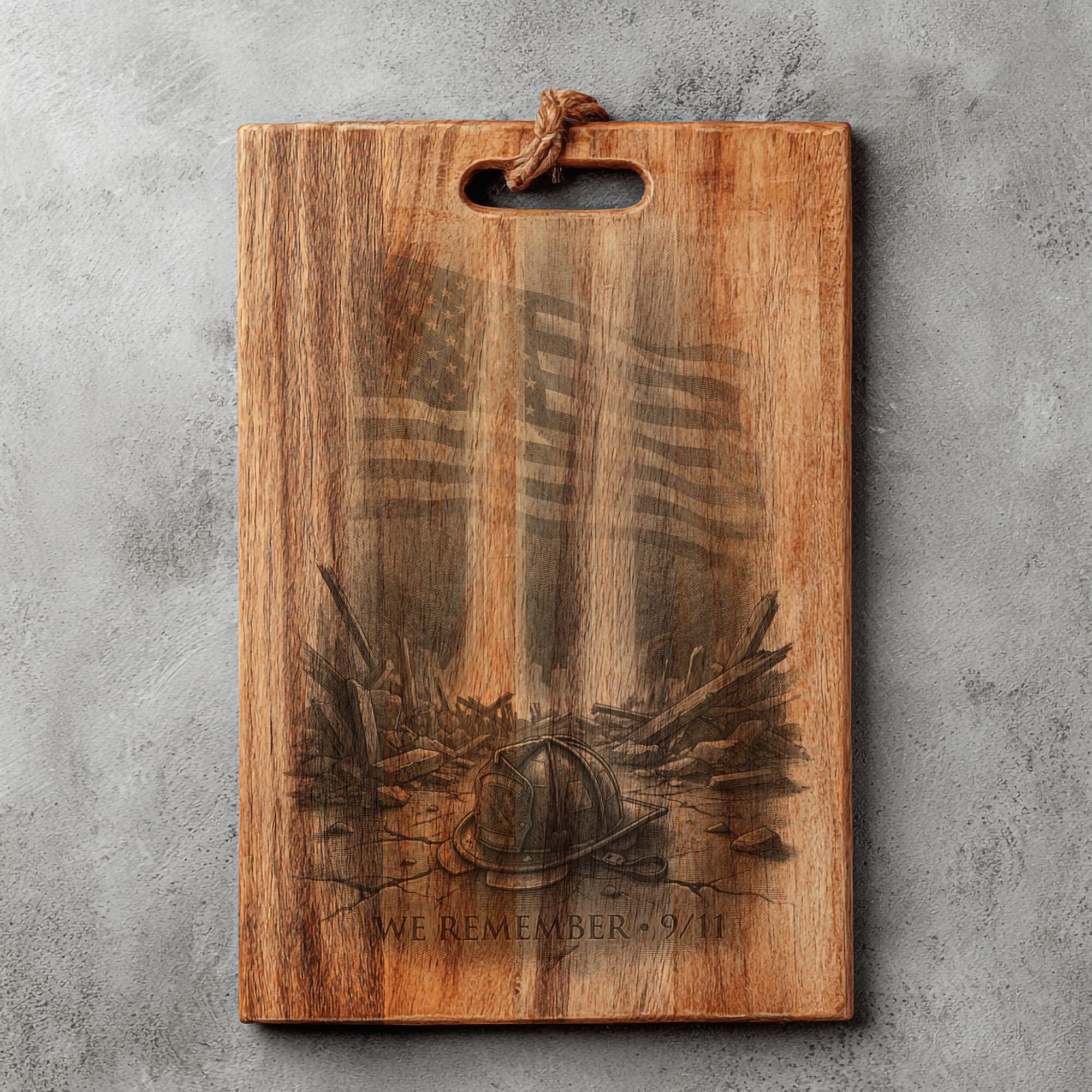 9/11 Memorial Tribute | Firefighter Remembrance Plaque | Laser Engrave ...