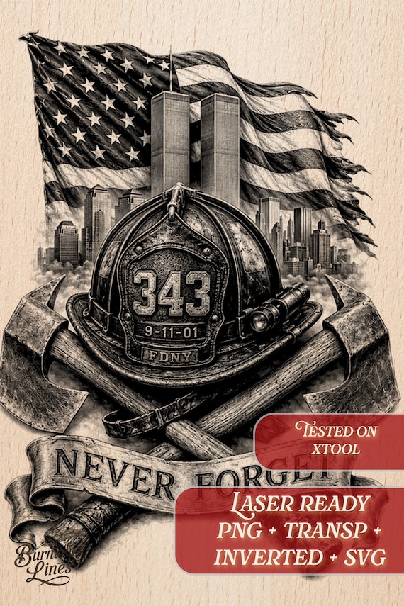 9/11 Firefighter Memorial Tribute | Custom Slate Plaque