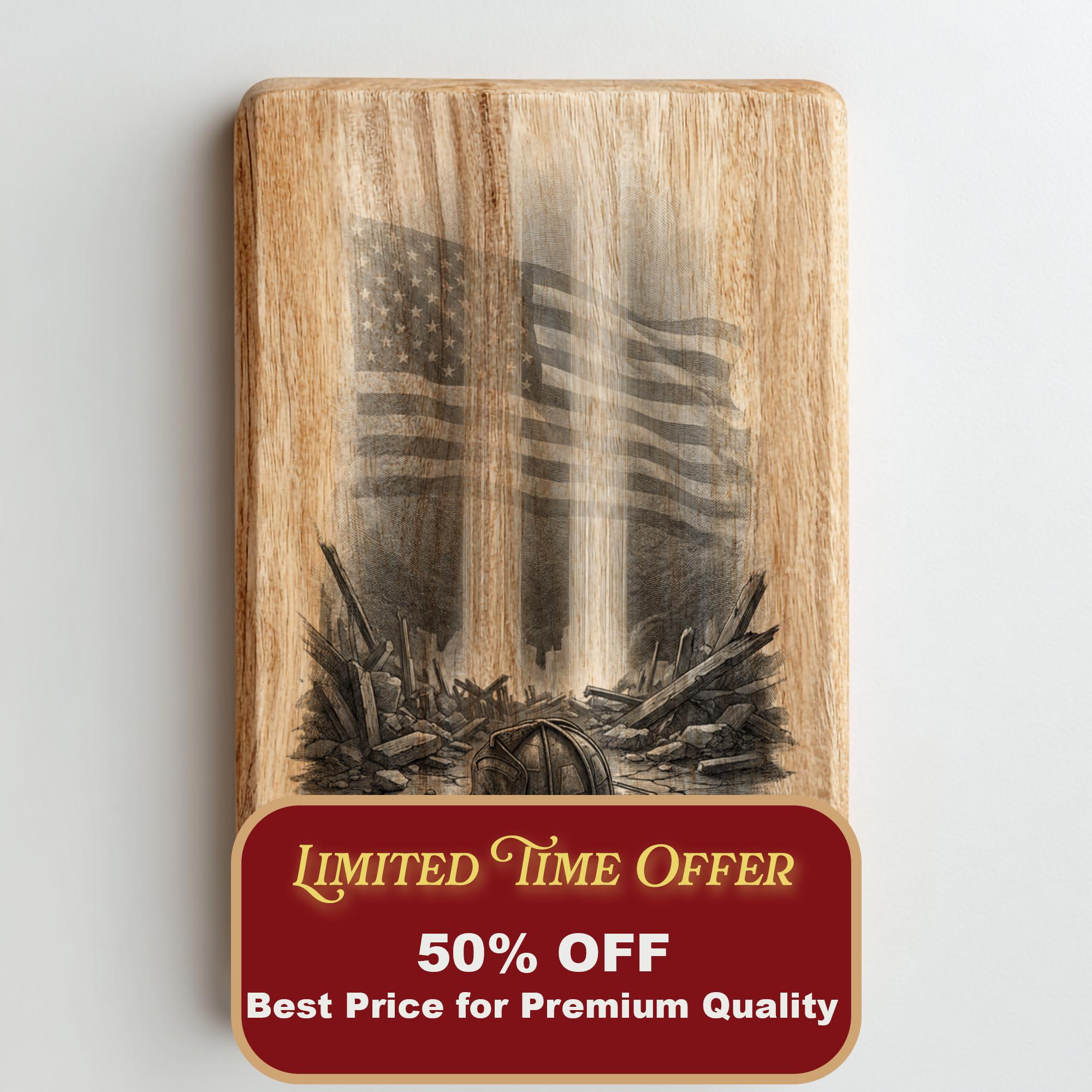 9/11 Memorial Tribute | Firefighter Remembrance Plaque | Laser Engrave ...
