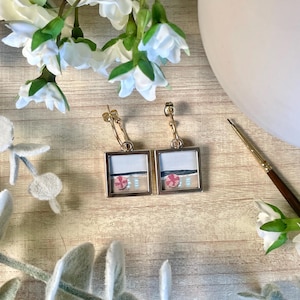 Tanning Tales Hand Painted Earrings