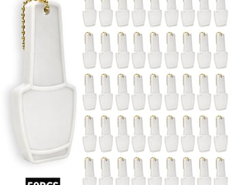 Paquete de 50 llaveros abrelatas | Regalo para clientes | Salón de belleza | Manicura | Estética | Recuerdo promocional