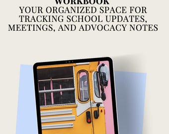 School Communication Log | IEP & Teacher Contact Tracker | Special Education Parent Printable