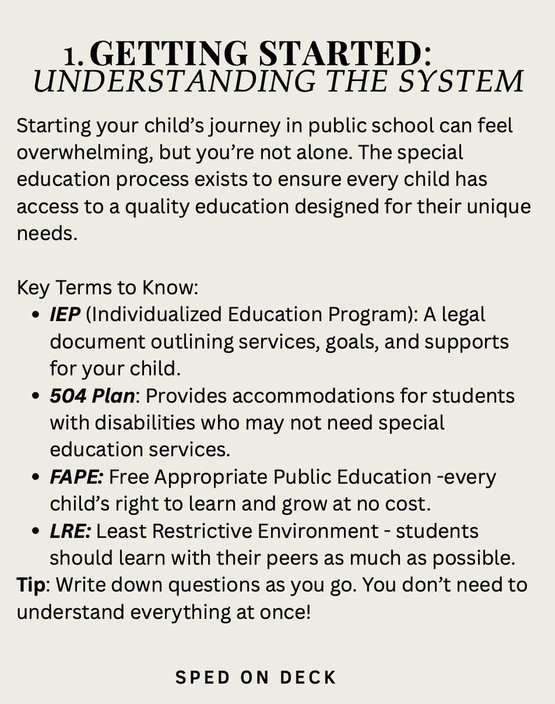 The Ultimate Special Education Parent Guide | IEP Process Explained ...