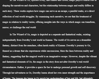 Essay (7-10 pages)