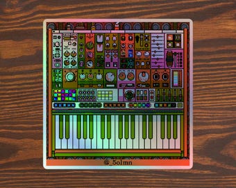 Sticker holographique MIDI Nexus