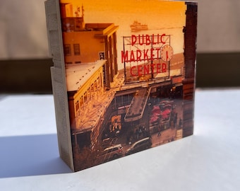 Golden Hour at Pike Place Market. PNW photography. Seattle.