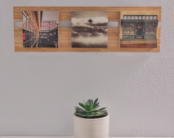 Rectangle Bamboo block with 3- 3x3 blocks  included