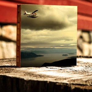 Flying over San Juan islands, airplane, water, flight, washington, wall art, wall decor, photography, seaplane, sea, water, seattle, sanjuan image 1