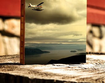 Flying over San Juan islands, airplane, water, flight, washington, wall art, wall decor, photography, seaplane, sea, water, seattle, sanjuan