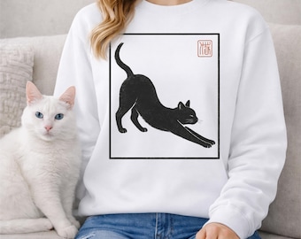 Japanese Art Crewneck Sweatshirt | Traditional Ukiyo-e Inspired Design
