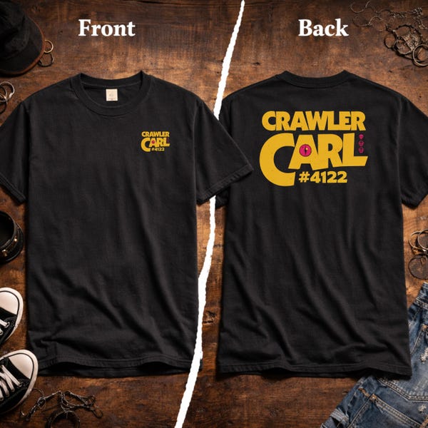 Dungeon Crawler Carl, Sci-Fi-bokälskare Tee, Crawlers-tröja, rolig Gamer-tröja, DnD-tröja, LitRPG-inspirerad Tee