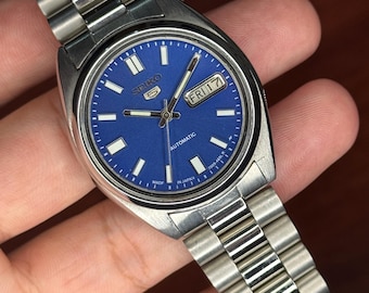 Vintage SEIKO 5 Automatic Day Date Japanese Wrist Gent's Vintage