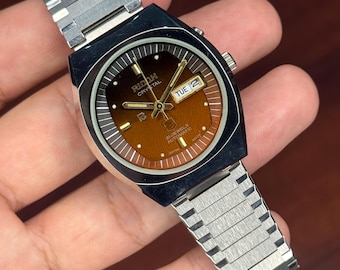 ricoh watch automatic day/date men’s wrist watch