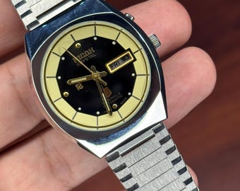 ricoh watch automatic day/date men’s wrist watch