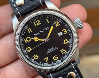 Hamilton khaki automatic antimagnetic gents swiss watch h605150 ref0045