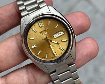 Seiko snxs 75K1 automatic day/date men’s wrist watch