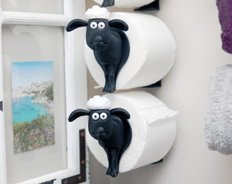 Funny Sheep Toilet Paper Holder organizer. Bathroom Decor