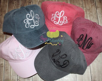 MONOGRAMMED HAT