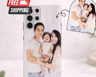 Personalized Photo Phone Case, Custom Case Gift for iPhone,Samsung, and Google Pixel, Mother's Day Gift, Sentimental Gift, family photo case