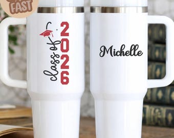 Personalized 2026 Graduation tumbler, Personalized Graduation Gift, graduates 2026, Graduation night gifts, gift family member who graduated
